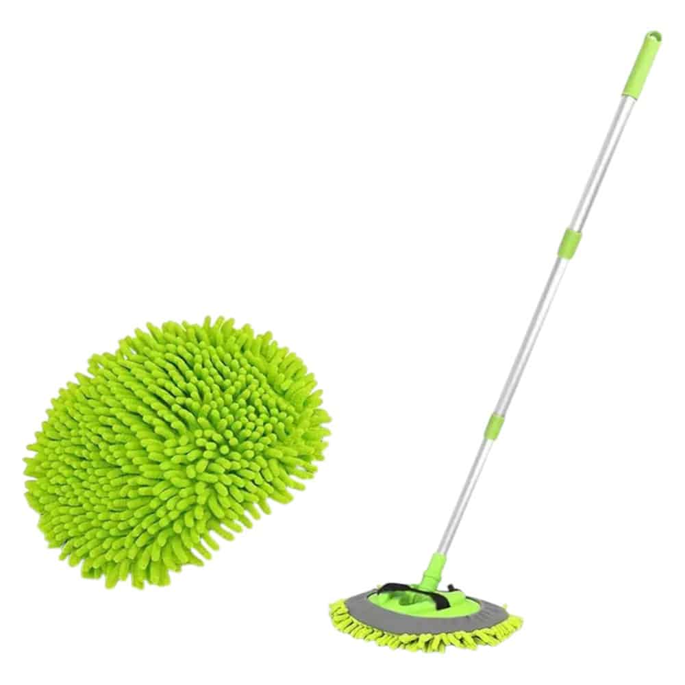 Pflege-Routine mit dem Mikrofaser-Mop-Set – so bleibt er effektiv & schonend 2 Ausziehbares Mikrofaser Autowaschmopp Set mit seiner vielseitigen Ausstattung und der praktischen Teleskopfunktion erleichtert es die Pflege Ihres Fahrzeugs erheblich und liefert professionelle Ergebnisse.