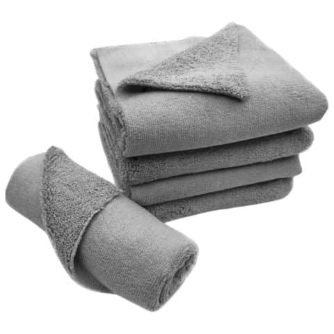 Ultra Weiches Mikrofaser Tuch Grau 380GSM