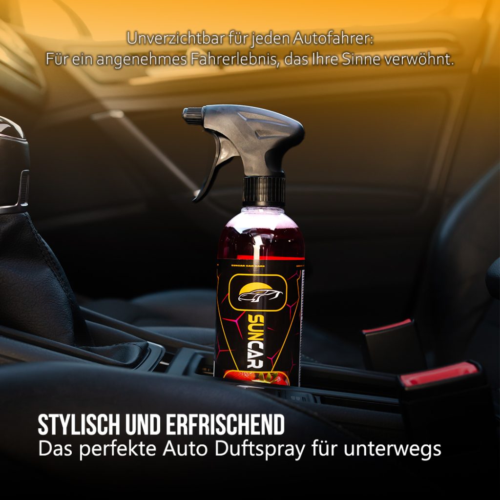 Das SunCar Auto-Parfüm mit Erdbeerduft ist die perfekte Lösung für alle, die den Innenraum ihres Fahrzeugs mit einem angenehmen und erfrischenden Duft bereichern möchten.