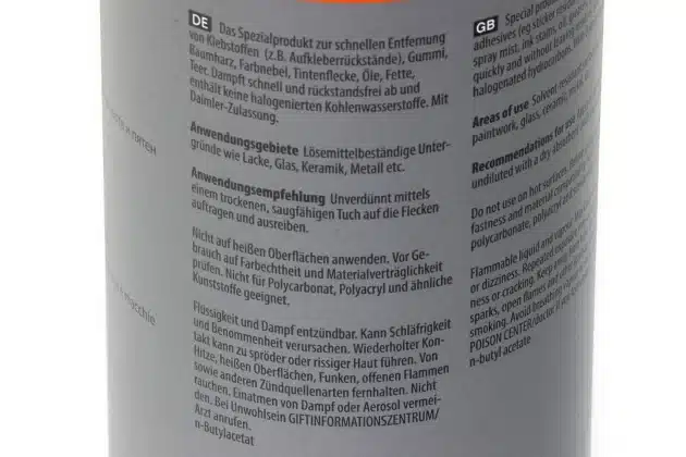 Koch Chemie - Eulex Eu - Klebstoff & Fleckenentferner | Sun Car Autopflege