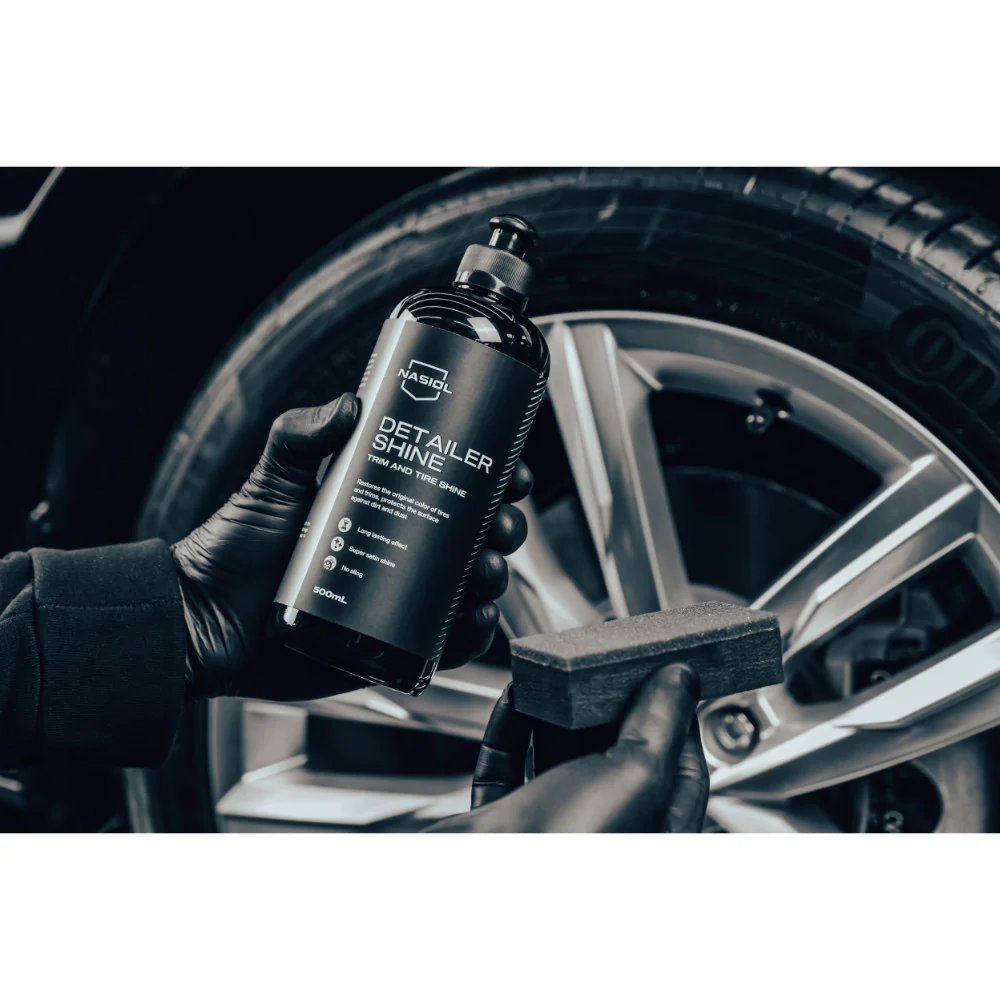 Nasiol - DetailerShine - Reifen- und Kunststoffpflege 500ml 4 Nasiol - DetailerShine - Reifen- und Kunststoffpflege 500ml