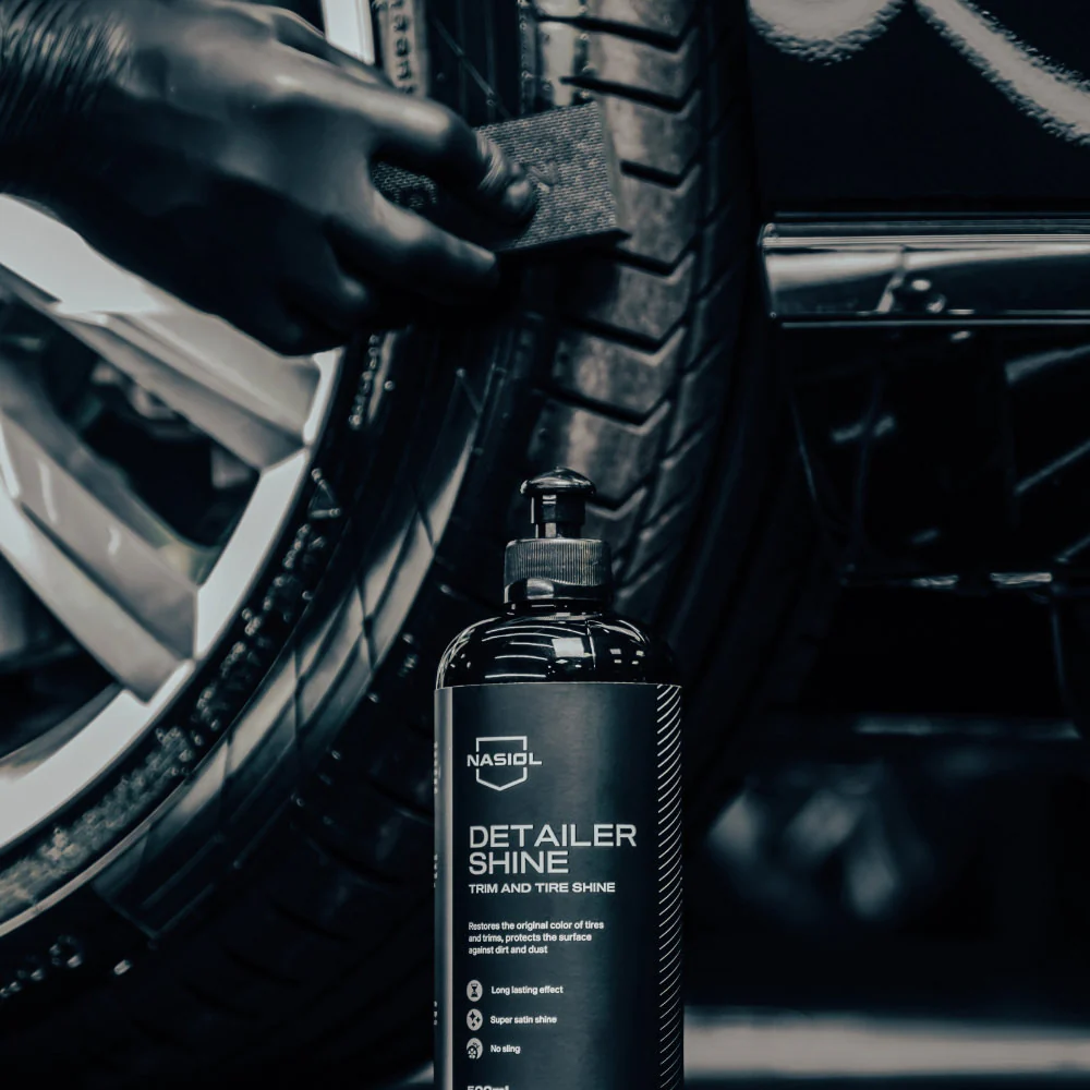 Nasiol - DetailerShine - Reifen- und Kunststoffpflege 500ml 3 Nasiol - DetailerShine - Reifen- und Kunststoffpflege 500ml