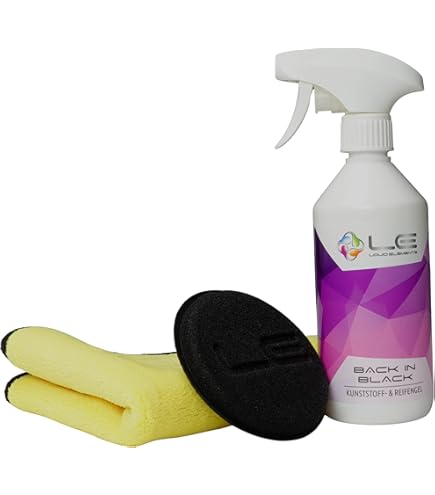 Liquid Elements - BACK IN BLACK - Reifen und Kunststoffgel 500ml 2 Reifen und Kunststoffgel 500ml