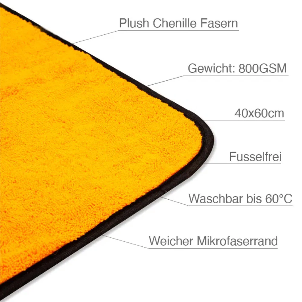 Liquid Elements - ORANGE BABY Trockentuch 60x40cm 800GSM 3 Liquid Elements - ORANGE BABY Trockentuch 60x40cm 800GSM