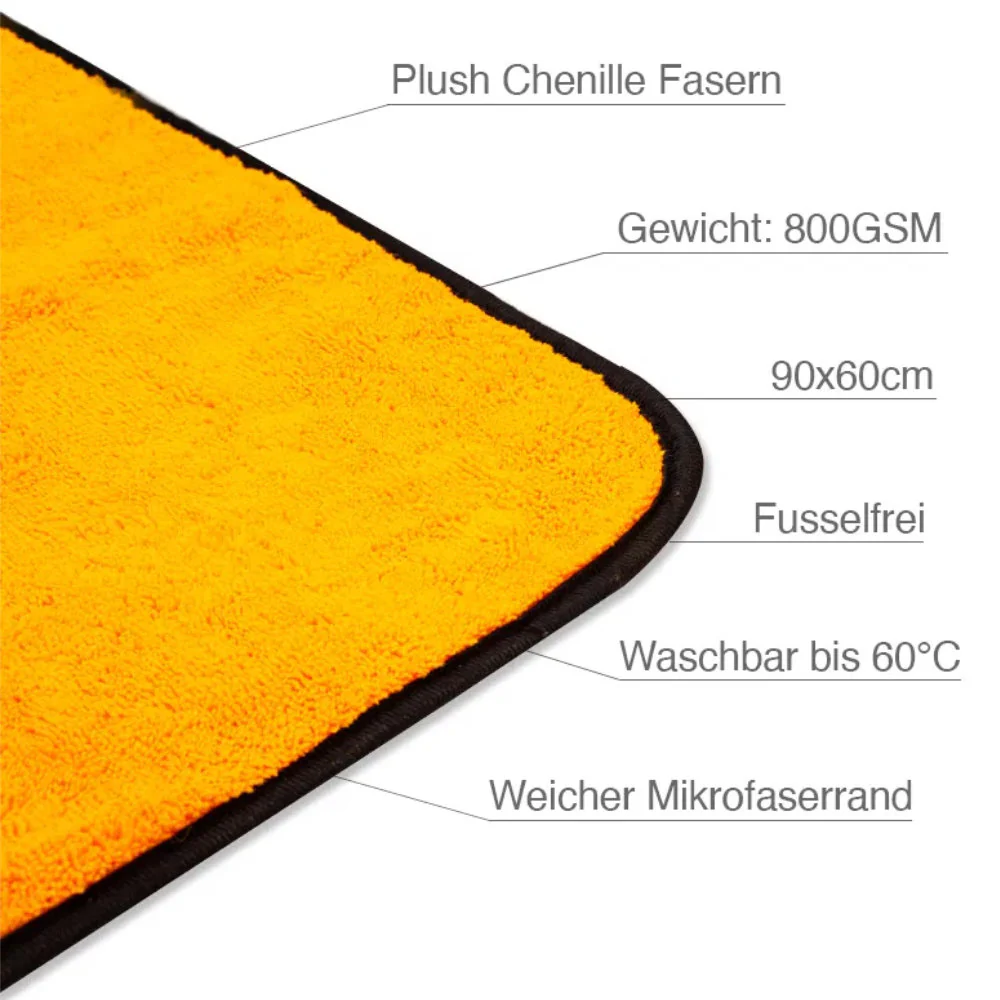 Liquid Elements - ORANGE BABY XL Trockentuch 90x60cm 800GSM 3 Liquid Elements - ORANGE BABY XL Trockentuch 90x60cm 800GSM