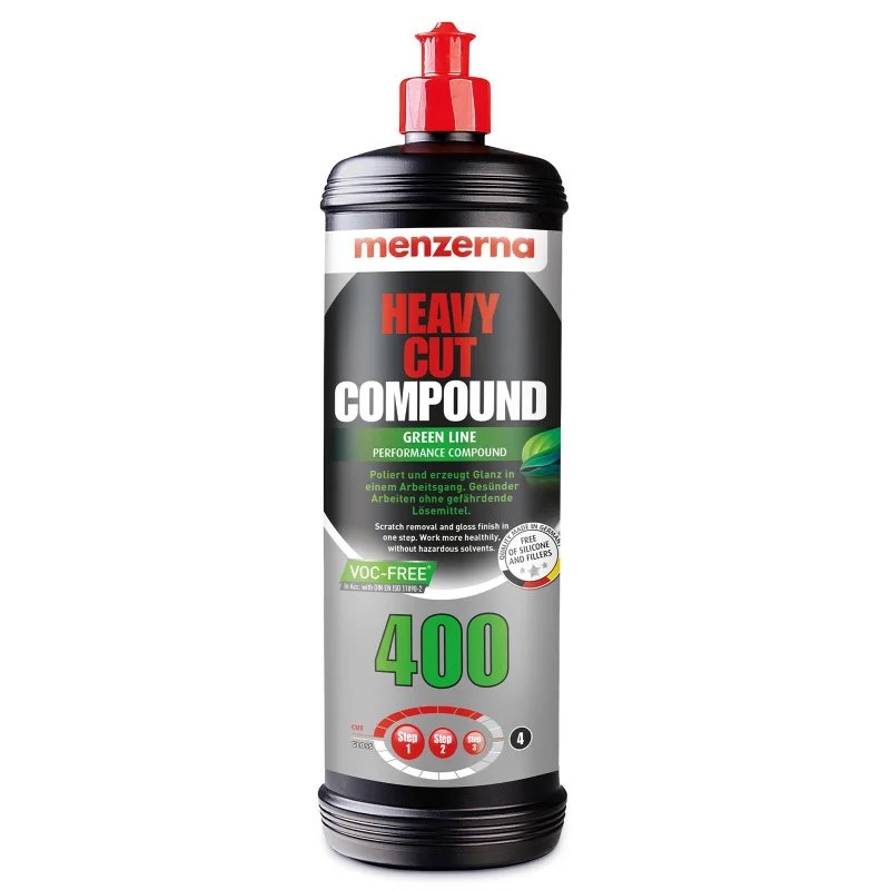 Menzerna - Green Line 400 Heavy Cut Compound - 1 Liter 1 Green Line 400 Heavy Cut Compound - 1 Liter