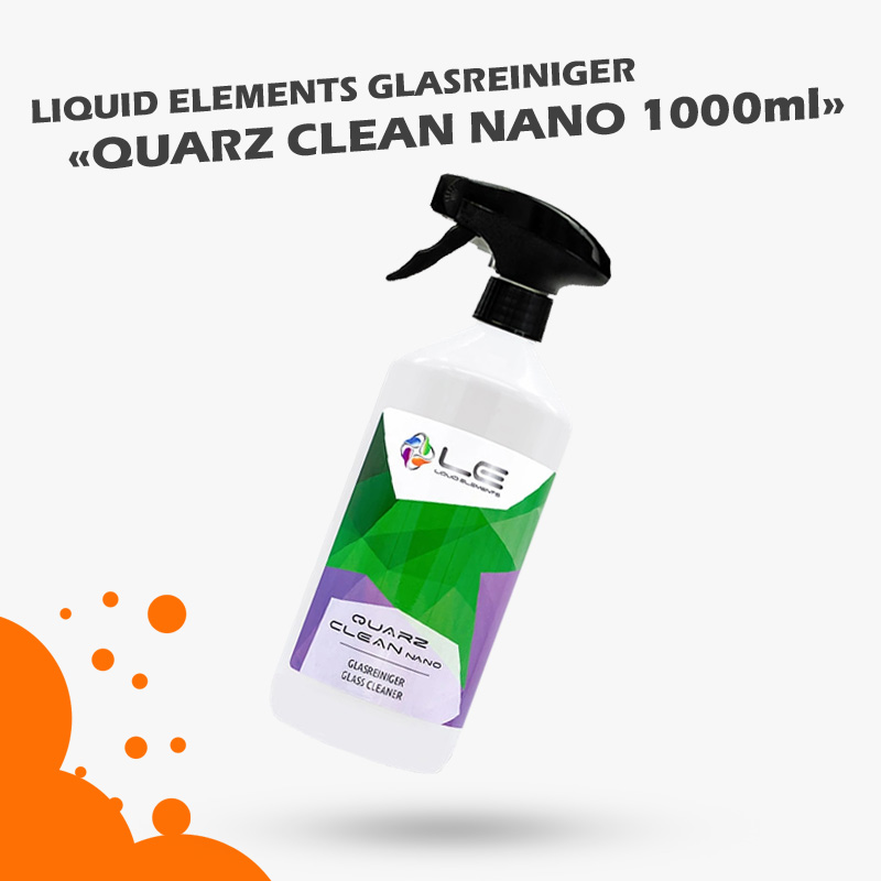 Liquid Elements - QUARZ CLEAN NANO - Glasreiniger 1L 4 QUARZ CLEAN NANO