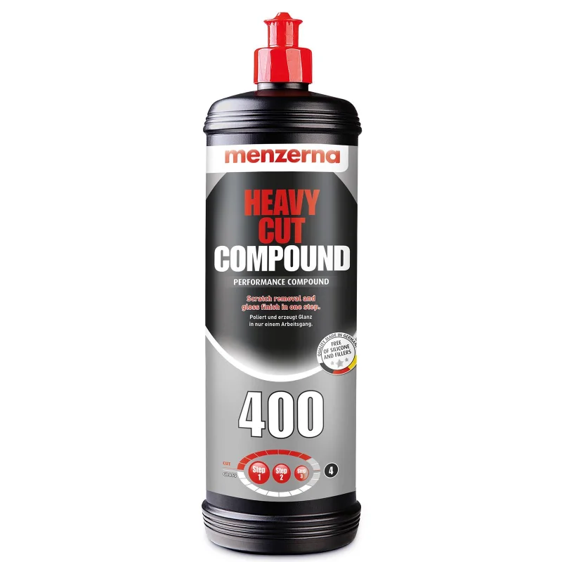 Menzerna - Heavy Cut Compound 400 - 1 Liter - Improved Formula 1 Heavy Cut Compound 400 - 1 Liter - Improved Formula