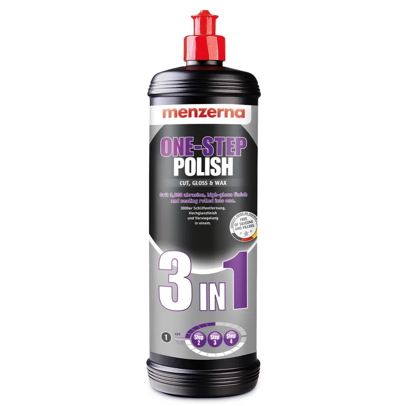 Menzerna - Medium Cut Politur One-Step-Polish 3 in 1 – 1 Liter 1 Menzerna Medium Cut Politur One-Step-Polish 3 in 1 – 1 Liter