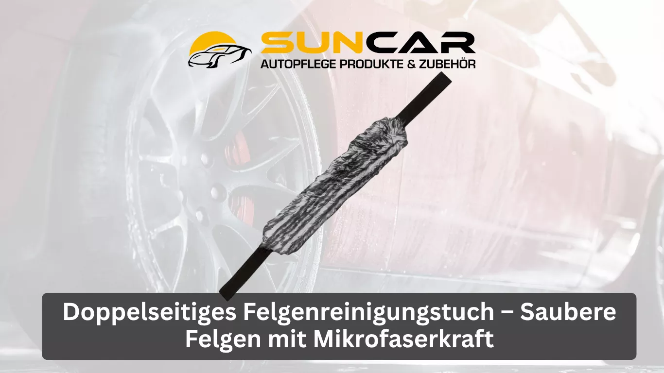 Doppelseitiges Felgenreinigungstuch – Saubere Felgen mit Mikrofaserkraft