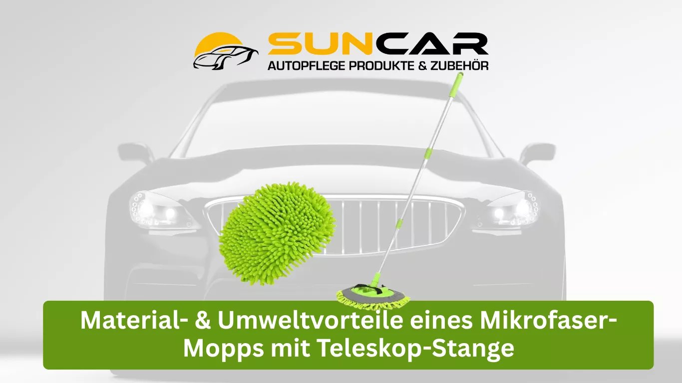 Material- & Umweltvorteile eines Mikrofaser-Mopps mit Teleskop-Stange