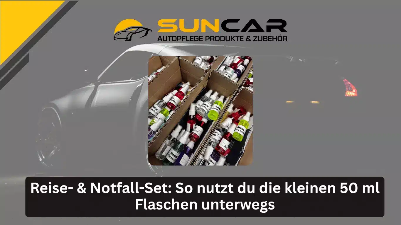Reise- & Notfall-Set: So nutzt du die kleinen 50 ml Flaschen unterwegs