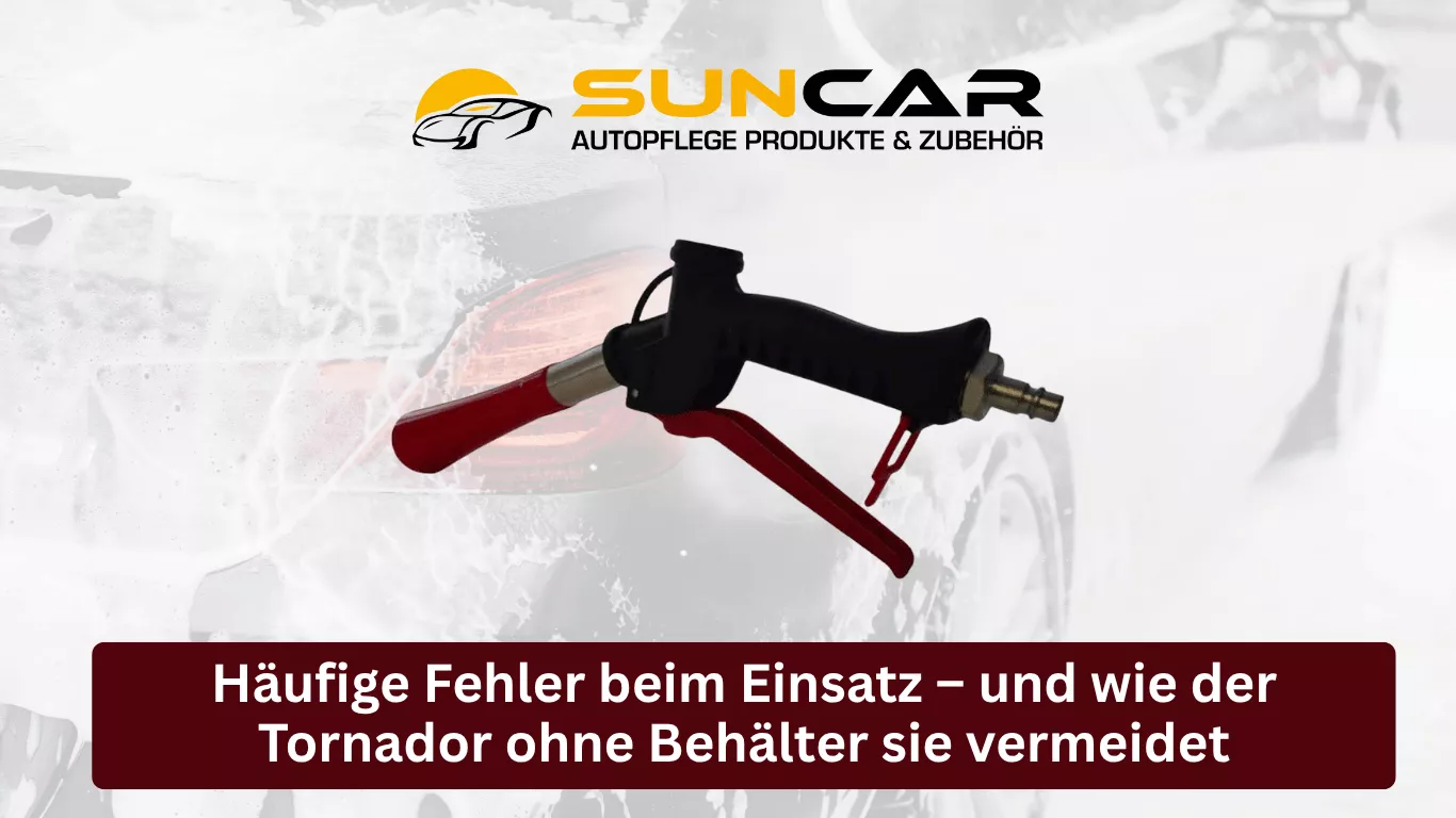 Häufige Fehler beim Einsatz – und wie der Tornador ohne Behälter sie vermeidet