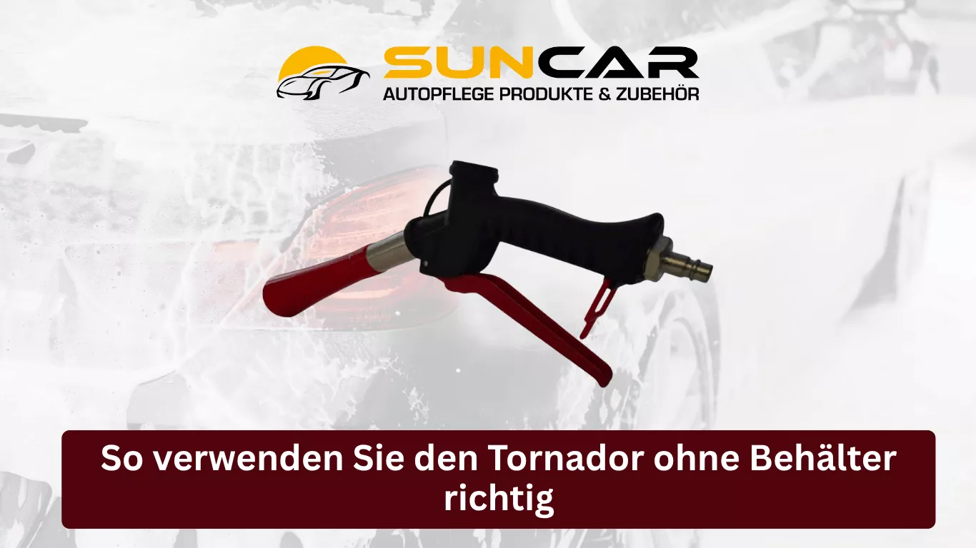 So verwenden Sie den Tornador ohne Behälter richtig